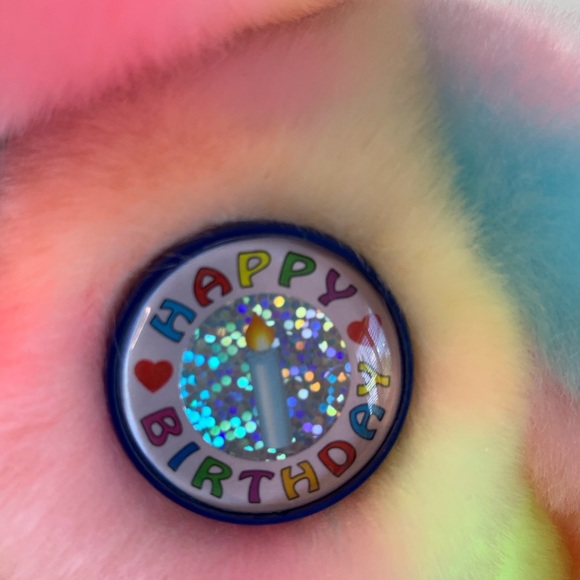 Ty (22) Pastel Rainbow Beanie Baby Bear - Picture 5 of 11